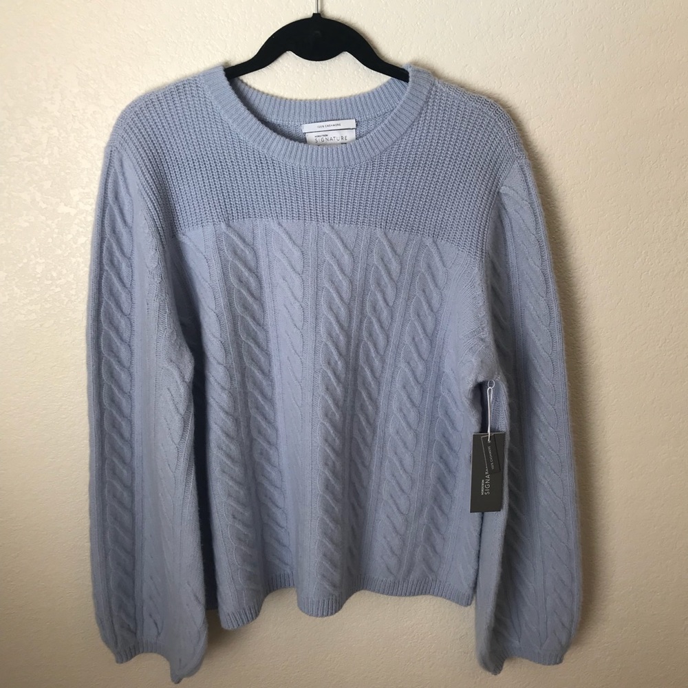 NWT Nordstrom Signature 100% Cashmere Sweater (XL)